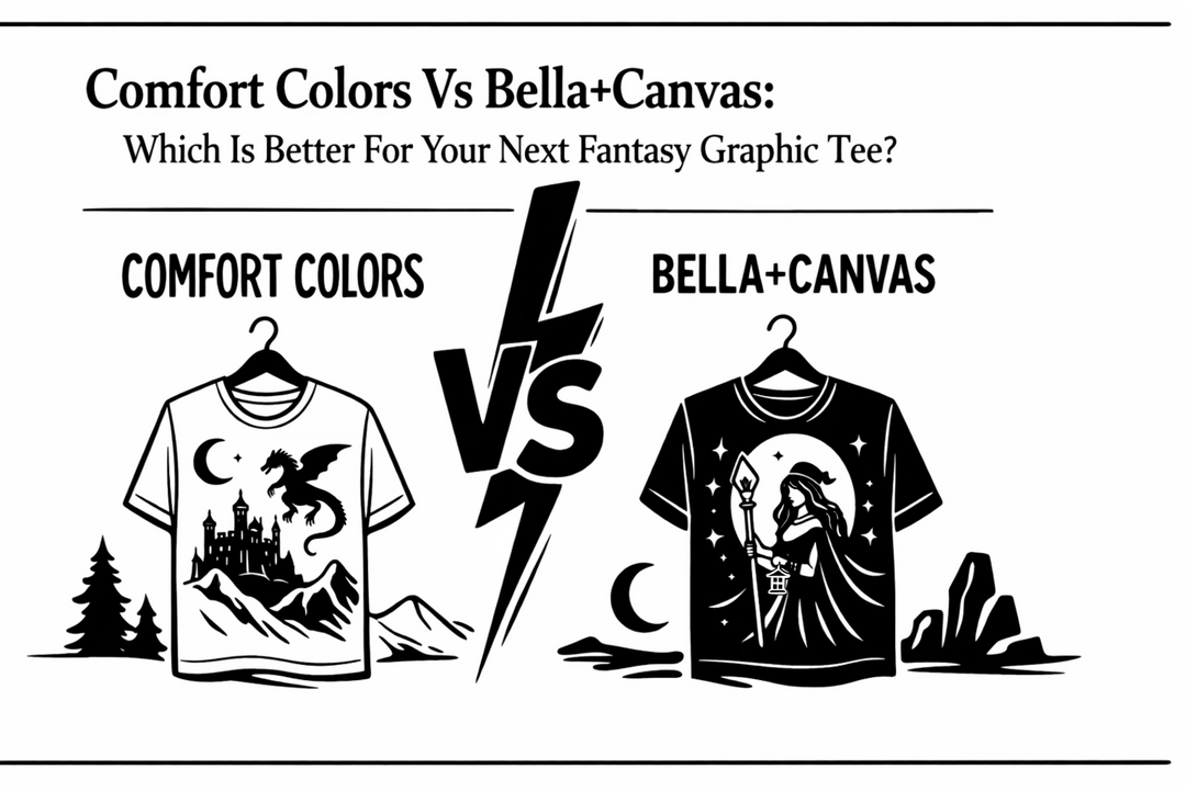 Comfort Colors Vs Bella+Canvas: Which Is Better For Your Next Fantasy Graphic Tee?