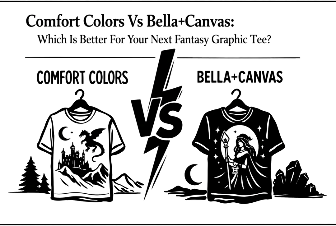 Comfort Colors Vs Bella+Canvas: Which Is Better For Your Next Fantasy Graphic Tee?