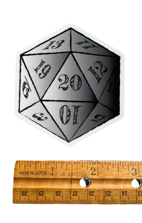 Crisp steel-inspired artwork with a smooth, glossy finish that highlights the cool metallic depth. No flash. No gimmicks. Just strength with ruler for size validity.