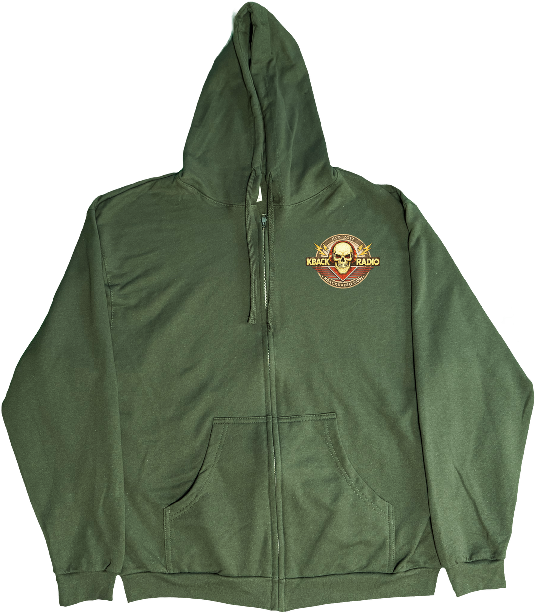 Zippered KBACK Hoodie