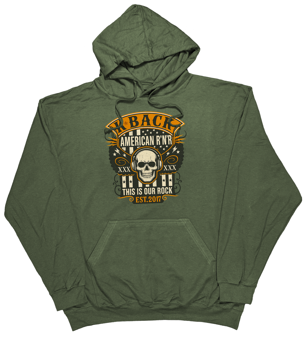 The K-BACK Old-school Rocker Hoodie