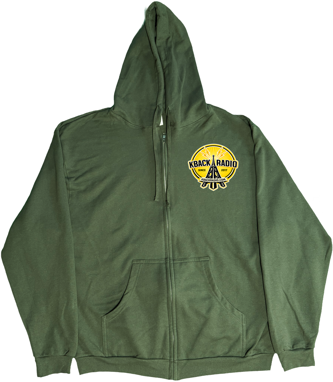 Zippered Radio Tower Hoodie