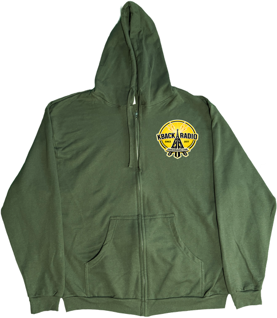 Zippered Radio Tower Hoodie